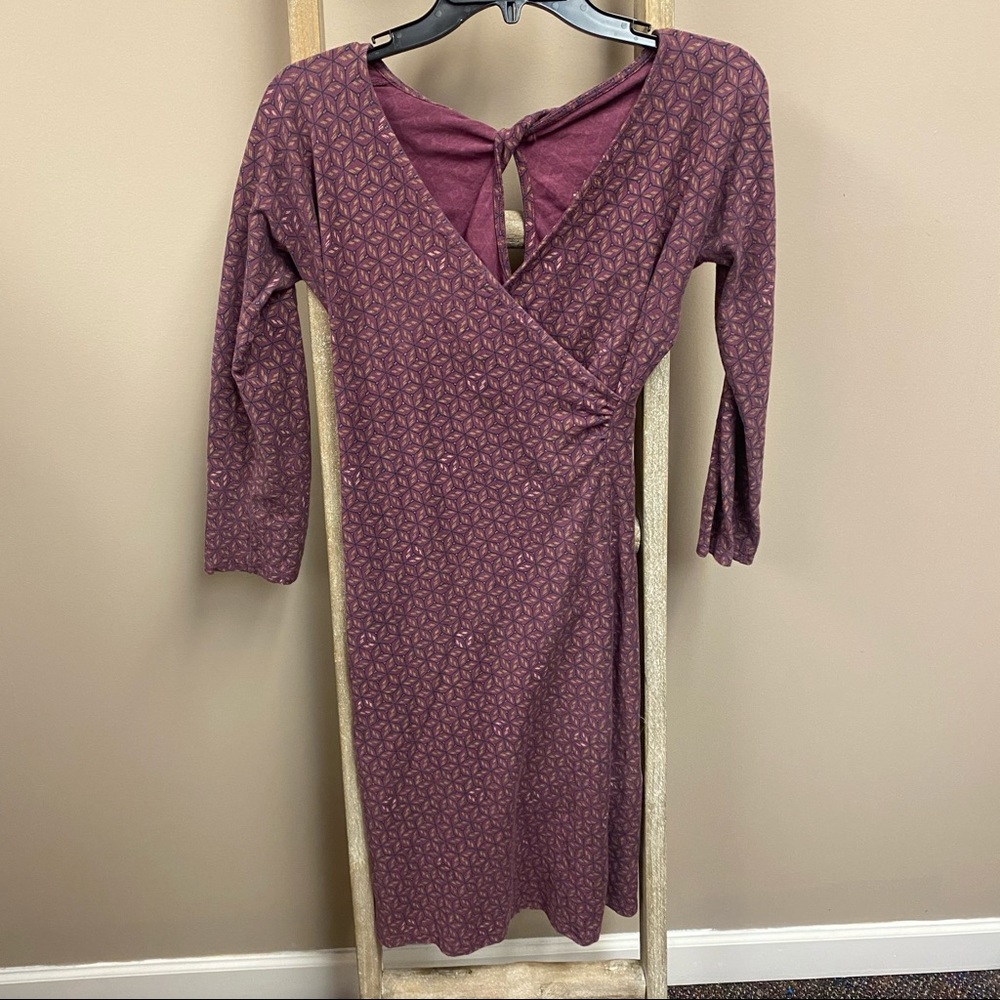 Patagonia Laurel Wrap Organic Cotton Stretch Dress - Picture 2 of 11